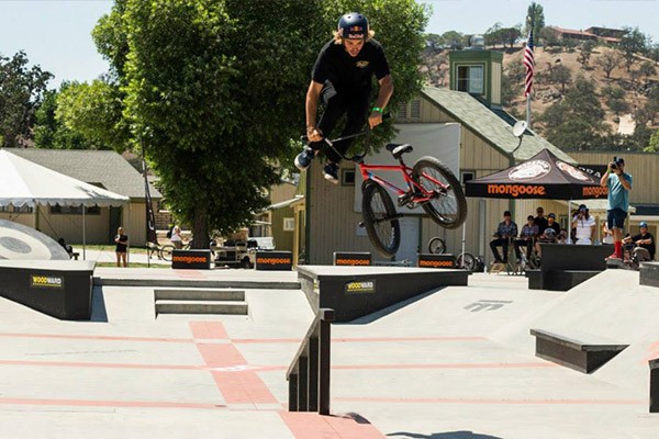 BMX bike park jump